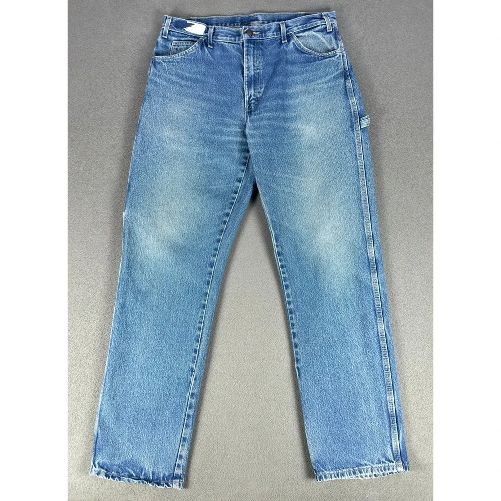 Dickies Jeans‎ Mens 36x34 Blue Carpenter Distressed Baggy Y2K Workwear Skater